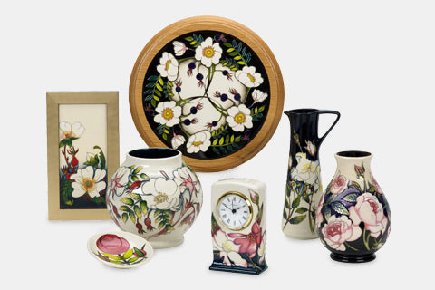 Moorcroft RHS Rose Collection