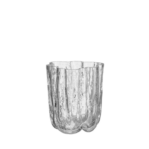 Crackle Vase Clear 121mm