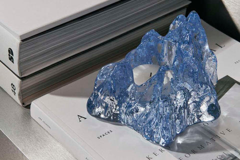 The Rock Votive Ice Blue 91mm