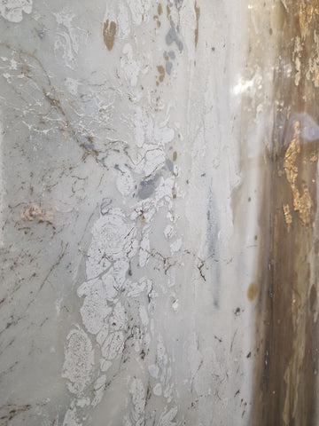 Clare Wright, Lusso Wall Panel White Gold - Details