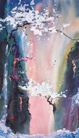 Danielle O'Connor Akiyama, Visions of Eternity I - Framed