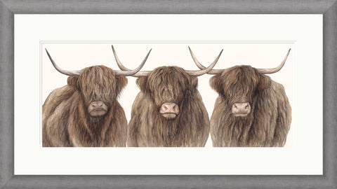 Dominique Salm, Locked Horns - Framed