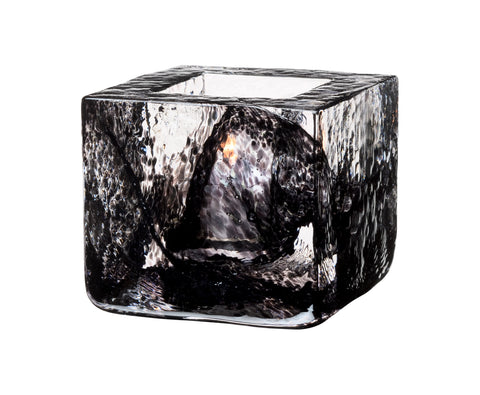 Kosta Boda Brick Votive - Black