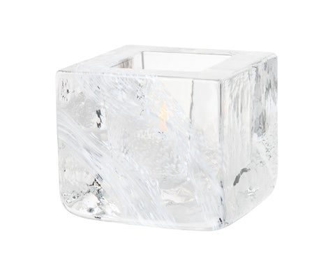 Kosta Boda Brick Votive - White