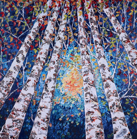 Maya Eventov, Echoes of the Sky - Framed