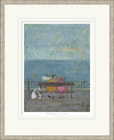 Sam Toft, Catching Up on the Gossip - Framed