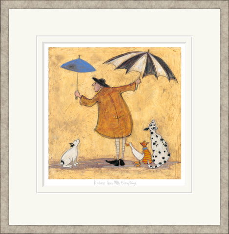 Sam Toft, Kindness Goes With Everything - Framed