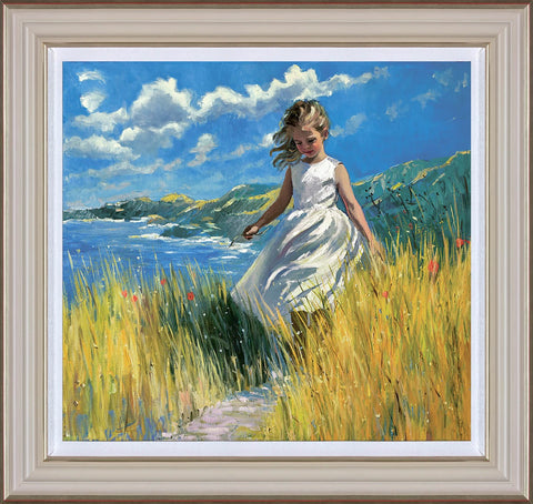 Sherree Valentine Daines, A Coastal Stroll - Framed