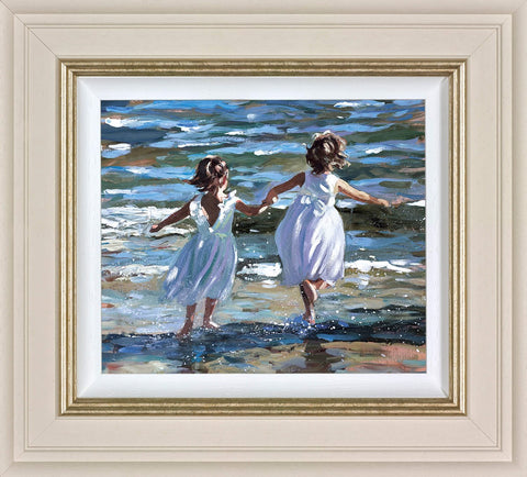 Sherree Valentine Daines, Dancing in the Surf - Framed