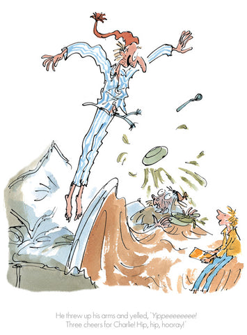 Buy Quentin Blake Three Cheers For Charlie (2018)- Framed