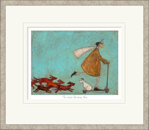 Sam Toft The Great Sausage Run Framed
