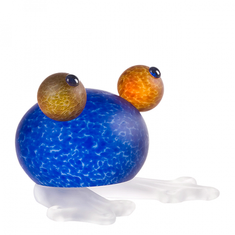 Borowski Frosch Paperweight Blue