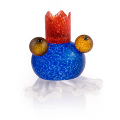 BOROWSKI GLASS - Frosch Candle Holder Blue