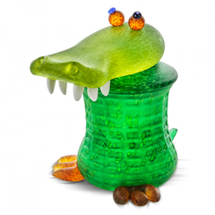 BOROWSKI GLASS - Gator Box Green