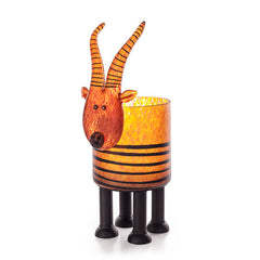 BOROWSKI GLASS - Antilope Vase Red-Orange