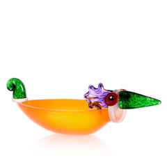 BOROWSKI GLASS - Ente Large Bowl Orange