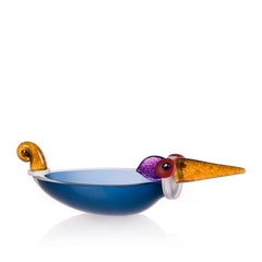 BOROWSKI GLASS - Ente Small Bowl Blue