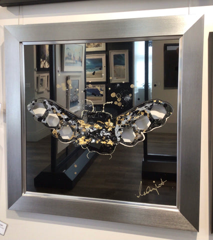 Clare Wright Bee Fret Cut,Framed