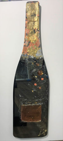 Clare Wright, Champagne Bottle Fret Cut Veuve