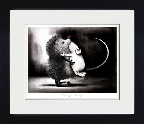 Doug Hyde, Hedge Hugs - Framed