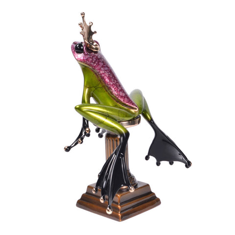 Frog Princess Frogman Bronze Sculpture by Tim Cotterill - back