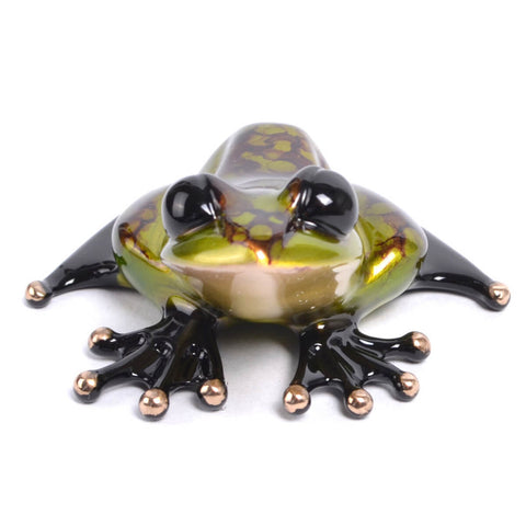 Prancer Frogman Bronze - 2022 Christmas Frog - Front face