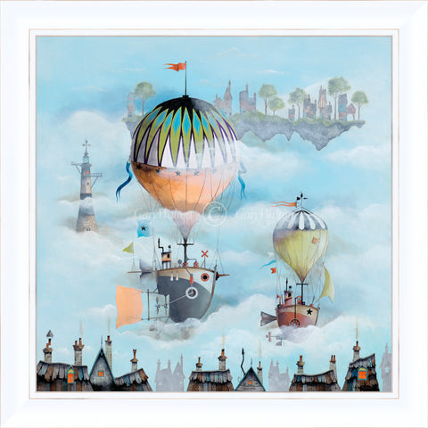 Gary Walton, Around The World in 80 Days - Framed