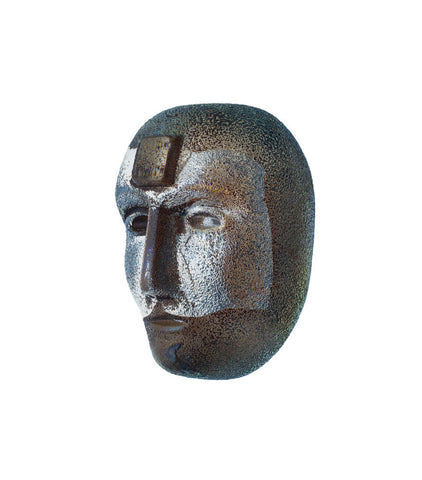 Kosta Boda Brains Look In - Blue/Silver