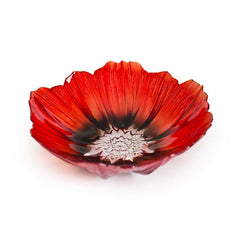 MALERAS - Poppy Bowl, Red/Black - Large