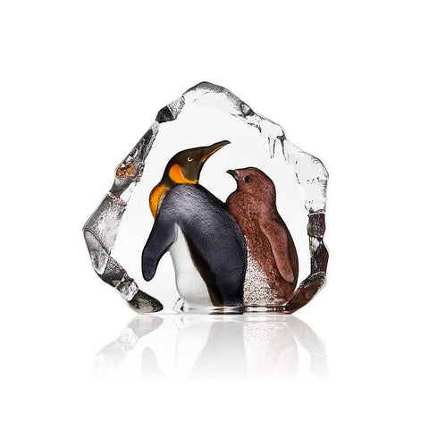 Mats Jonasson, King Penguin with Baby