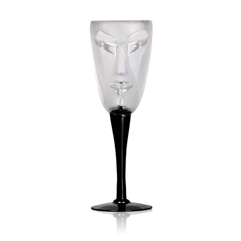 Mats Jonasson-Kubik Wine Glass Clear