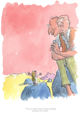 Quentin Blake, Can You Make A Person Dream - Framed