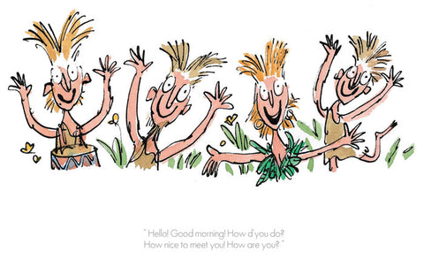 Quentin Blake, Hello! Good Morning Framed