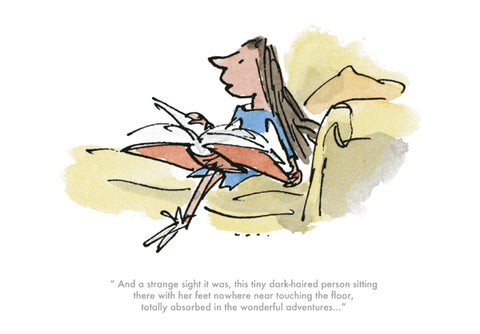 Quentin Blake, Totally Absorbed - Framed 