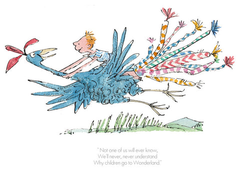 Quentin Blake, Why children go to wonderland Framed