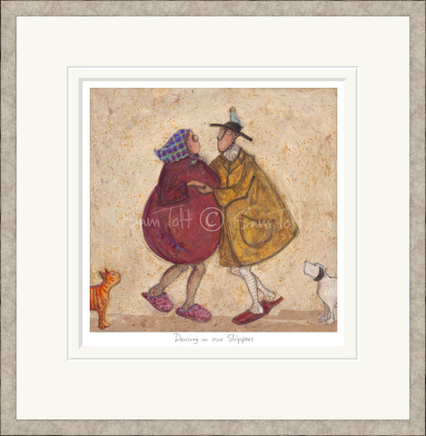 Sam Toft, Dancing In Our Slippers - Framed