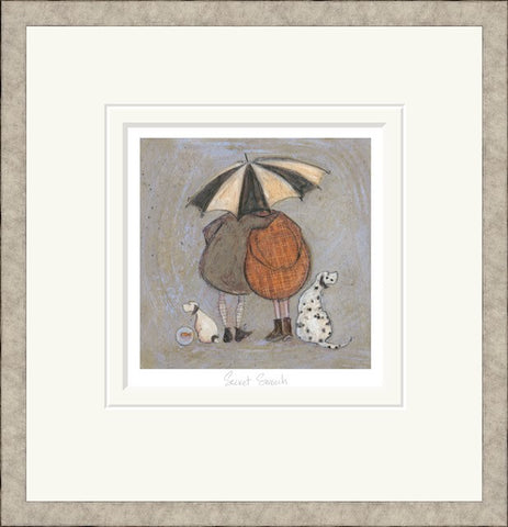 Sam Toft, Secret Smooch - Framed