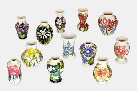 Moorcroft Floral Months of the Year