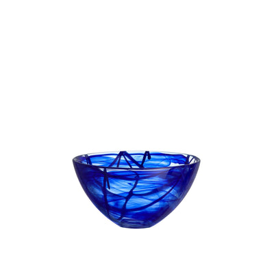 KOSTA BODA - Contrast Bowl Blue/Blue 230mm