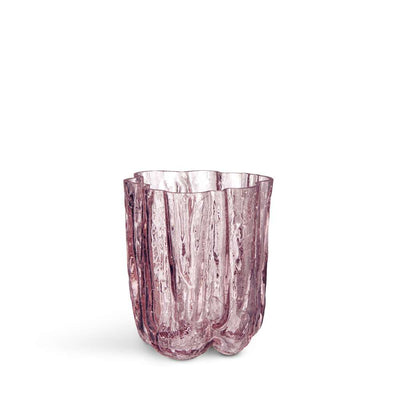 KOSTA BODA - Crackle Vase Pink 121mm