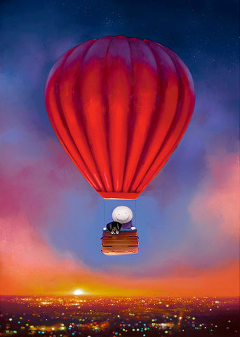 Doug Hyde, Up Pup and Away - Framed