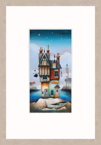 Gary Walton, Fish Out of Water - Framed