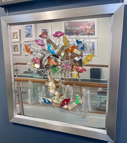 Clare Wright, Butterfly Tree - Framed