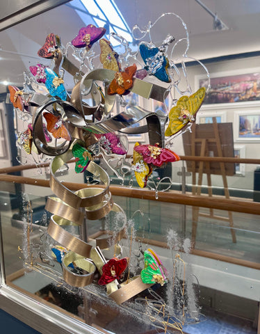 Clare Wright, Butterfly Tree - Framed