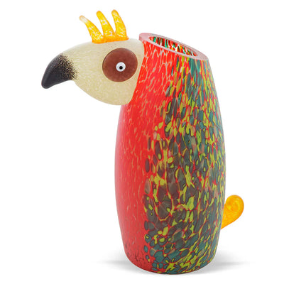 BOROWSKI GLASS - Loro Red Vase
