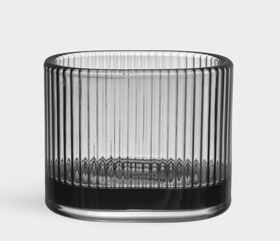 ORREFORS - Magica Votive Super Ellipse Grey 70mm
