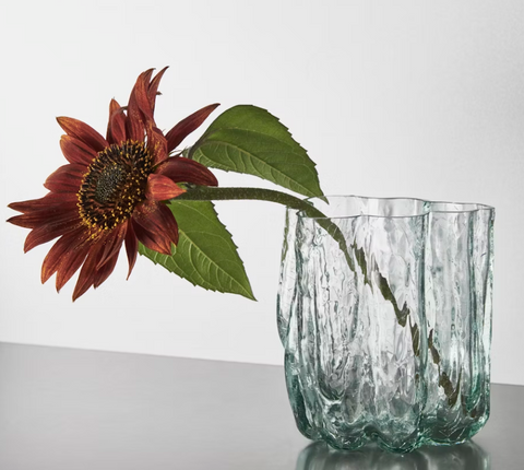 Crackle Vase Circular 121mm