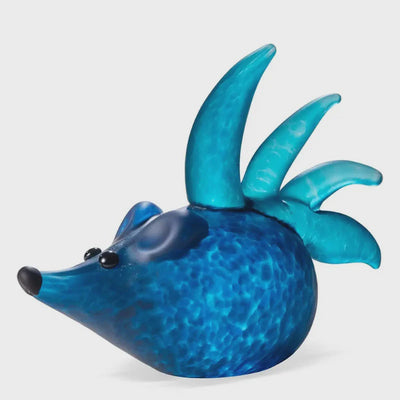 BOROWSKI GLASS - Spiky Hedgehog Blue