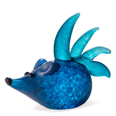 BOROWSKI GLASS - Spiky Hedgehog Blue