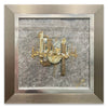 Clare Wright, Velveteen Moonscape Platinum Mini - Framed